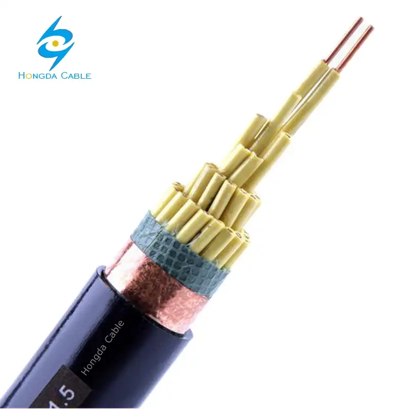 0.6/1kv CVV CVVS kablosu 12C * 1.5sqmm bakır PVC kalkan kablo güç
