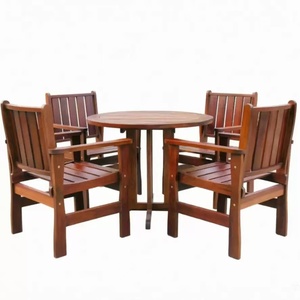 Green Wooden Outdoor Dining Restaurant <b>Table</b> Set 4 <b>Foldable</b> PU Leather <b>Chairs</b> Minimalist Design Durable Home Furniture - Product Image 2
