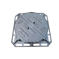 Couvercle de manhole en fonte ductile D400 pour drainage routier robuste, conception personnalisée, prix compétitif, services de fonderie professionnelle