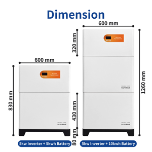 Batería de Pared para Hogar, 48V 51.2V 280ah 300Ah 10Kwh 15kwh Lifepo4, Almacenamiento de Energía Solar, Paquete de Baterías Lifepo4, Stock en la UE - Product Image 6
