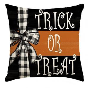 Housse <span class=keywords><strong>de</strong></span> coussin décorative pour Halloween en polyester doux - Product Image 1