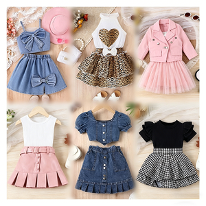 Mix <b>Match</b> Children's Dress Brand Clearance Factory Direct Kids Summer Dresses Stocklots Assorted Sty Children's Girls' Dresses - Product Image 1