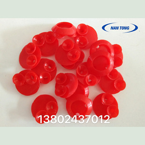 Patin de préhension Heidelberg noir et rouge à double oreille pour pièces de machines d'impression - Product Image 3