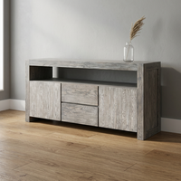 Ardena Commode/Meuble de rangement en chêne massif européen moderne de haute qualité, couleur personnalisable, peinture non toxique, multi-usages pour chambre à coucher