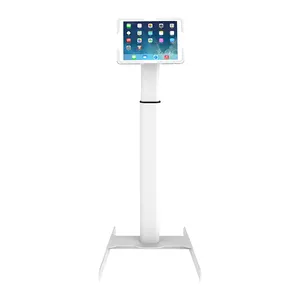 Universal Lifting Height Adjustable Security Tablet Floor Stand For 10''-13'' IPad