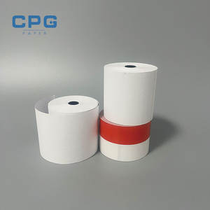 Rouleaux de papier thermique CPG pour système de point de vente, papier de reçu à image claire, 80x80 mm, option sans mandrin, approvisionnement en usine - Product Image 1