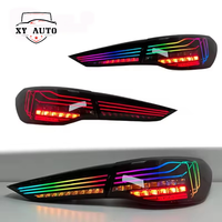 Pour Série 4 G22 G82 Modèle 2021-2024 Nouveau Feu Arrière Rouge Style RGB Clignotant Plug & Play