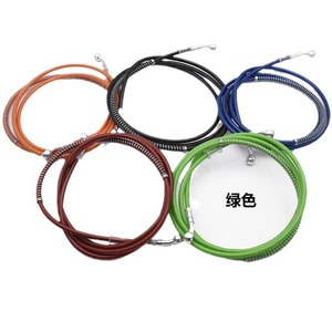 Tuyau de frein M8 en acier haute pression pour moto, pièce de rechange universelle pour frein avant et arrière, vert - Product Image 1