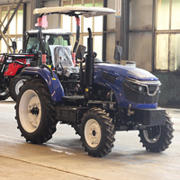Tracteur agricole 4x4 économique avec semoir, cultivateur de pelouse, chargeur arrière, 50 CV, 70 CV, 100 CV, avec certification CE