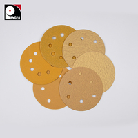 Série de disques abrasifs, 125mm, 8 trous, pour disques de sable or, papier abrasif, haute qualité, livraison gratuite, DH85
