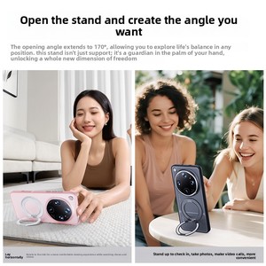 Funda Magnética Giratoria para Teléfono OPPO Find X9 Ultra con Acabado Mate Esmerilado Transparente, Diseño Estilo Ins - Product Image 4