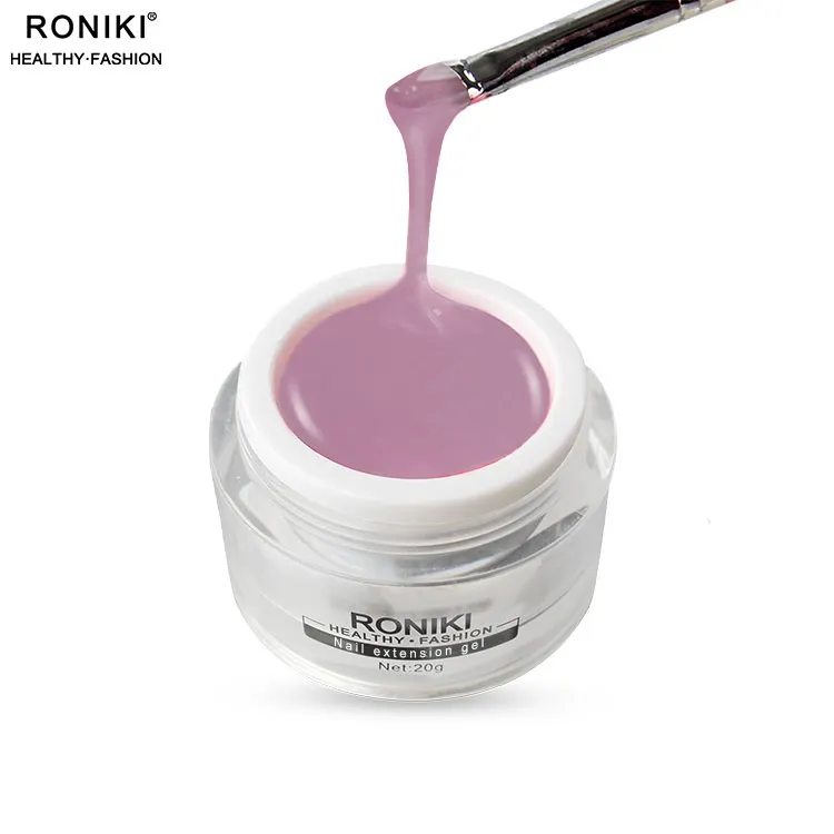 RONIKI 20G imbiber camouflage extension d'ongle gel uv laque gelée gel acrylique 27 couleurs gel de marque privée