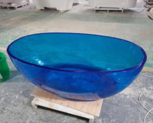 Nhựa sang trọng bồn tắm kích thước nhỏ rõ ràng nhựa bồn tắm freestanding Bồn tắm nhựa trong suốt ngâm rắn bề mặt bồn tắm - Product Image 4