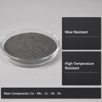 Poudre d'alliage de cobalt pour fabricants de pièces PM, pour anneaux de siège de soupape, atomisée à l'eau, -300 Mesh, certifiée ISO9001/SGS/RoHS, bonne densité apparente