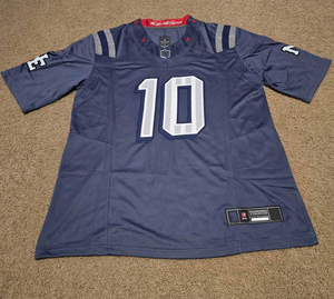 <span class=keywords><strong>Maillot</strong></span> des rivalités de la Nouvelle-Angleterre 2026 #   10 Maillots de football américain brodés de Drake Maye, Stefon Diggs, Christian Gonzalez, Tom Brady - Product Image 2