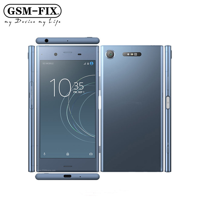GSM-FIX Original Xperia XZ1 G8341 4G Single SIM 4GB RAM 64GB ROM 5.2" 19MP+13MP 4K Video Octa Core Android CellPhone