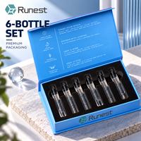 Boîte d'échantillons de parfum sur mesure de 2 ml, boîte rigide avec doublure en éponge, flacon de parfum vide, cosmétique, recyclable, fermeture magnétique