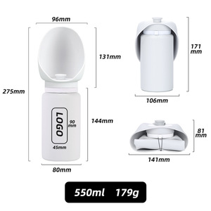 ขวดน้ำพกพาสำหรับสุนัขคีน 530 มล. พับได้สำหรับการเดินเล่นกลางแจ้งกับสัตว์เลี้ยง - Product Image 3