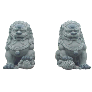 Estatua de <span class=keywords><strong>León</strong></span> de Mármol Tallada a Mano, Diseño Moderno, Tamaño Real, Duradera - Product Image 2