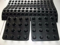 Nouveau design de toit en plastique de vidange de jardin panneau de drainage à circulation verticale rapide cellule de vidange