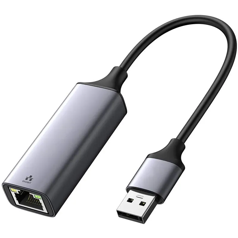 Adaptateur Ethernet USB 2.5G, connexion réseau LAN filaire pour Mac OS Linux Windows rétrocompatible pour les jeux