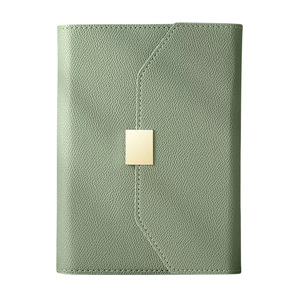 Cuaderno de cuero A5 del fabricante con Bolígrafo De Metal, cuaderno de negocios de oficina, artículo de regalo con logotipo personalizado - Product Image 3