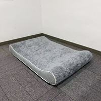 Luxueux lit orthopédique pour chien mousse à mémoire de forme grande taille XL lavable couverture amovible oreiller soutien Rectangle classique pour animaux de compagnie âgés