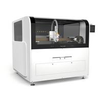Machine de découpe laser de précision de bureau compacte 6060, système laser CO2 2 en 1
