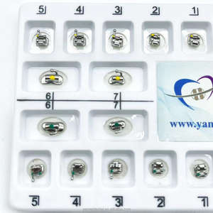 Produk gigi braket ortodontik Plus 5 seri braket torsi tinggi kotak plastik CE ortodontik penjepit 3 tahun Set kawat gigi <span class=keywords><strong>Kit</strong></span> - Product Image 5