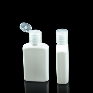 <span class=keywords><strong>Bot</strong></span> de PET plastico reutilizable sanitario de jabón 60ml 2 oz con tapa flip top estuche de silicona higiene envase cosmetico - Product Image 3