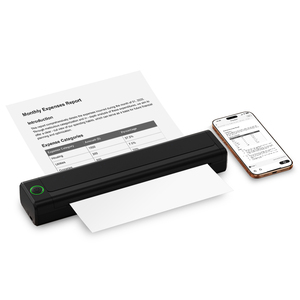 NEWYES No Ink <span class=keywords><strong>Mini</strong></span> <span class=keywords><strong>A4</strong></span> Tragbarer Drucker Drahtloser mobiler Thermo drucker <span class=keywords><strong>Mini</strong></span> <span class=keywords><strong>A4</strong></span> Thermopapier drucker - Product Image 1