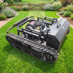 Cortadora de Césped Industrial RC a Gasolina y Eléctrica Híbrida, Inalámbrica, con Control Remoto, Alcance de 200m, MDE 60, para Jardines Domésticos y Uso DIY - Product Image 1