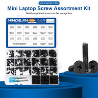 Prix d'usine – Kit de vis de réparation pour ordinateur portable Acer, 1322 pièces, M1.6, M2, M2.5, M3, vis métriques noires en acier