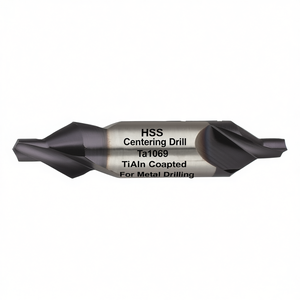 TTAKE Hss Centering <b>Drill</b> Ta1069 TiAln Coated For Metal Drilling - Product Image 2