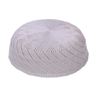 SOLPOP Bonnets Kufi pour Hommes Musulmans, Artisanat Islamique, Taqiyah, Bonnet Kufi Tricoté, Bonnet au Crochet, Bonnet Turban