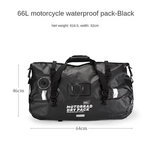 Sac de voyage extérieur grande capacité, sacoche de siège arrière de moto, sac à dos étanche, sacoche de rangement pour la conduite - Product Image 5