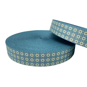 Collare per cani con guinzaglio per animali domestici con fettuccia stampata in poliestere ad alta tenacità multicolore - Product Image 4