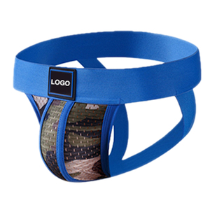 Bedruckte Camouflage-Lingerie Air Jocks <span class=keywords><strong>Jockstrap</strong></span> Herren-Tanga Unterwäsche mit Individueller Marke - Product Image 6