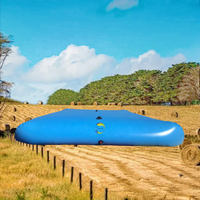 Agriculture Irrigation Réservoir d'eau de pluie flexible Réservoirs de stockage d'eau en plastique Réservoir pliable 5000 litres
