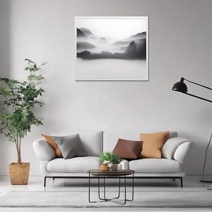 Panneau chauffant infrarouge en aluminium 1200W avec thermostat intelligent et contrôle par application, montable au mur/au plafond, couverture de 249 pieds, classe énergétique A - Product Image 3