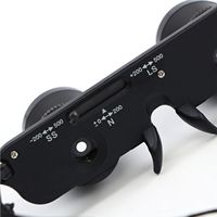 CAMMAN 3.5x28 Black ABS/PMMA Head Mounted Reading Magnifier Glasses Binoculars for Kids and Adults Portable