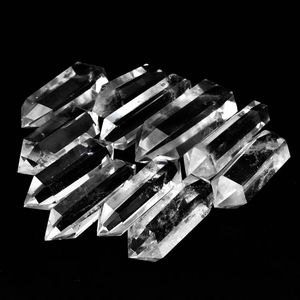 Bán Buôn Tự Nhiên Rõ Ràng Thạch Anh Mini Điểm Đôi Đánh Bóng Tinh Thể Nhỏ Tháp Chữa Bệnh Pha Lê Wands Cho Trang Trí Nội Thất - Product Image 1