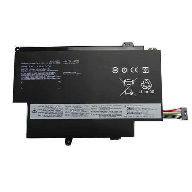 Bateria de laptop do oem para le novo 45n1704, 12.5 "s1 yoga 14.8v 47wh