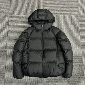 Chaquetas de Invierno Impermeables Negras Personalizadas OEM para Hombre, Chaqueta de Plumón de Ganso 800 Fill para Hombre - Product Image 1