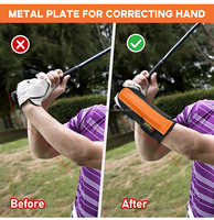 Attelle de poignet réglable en néoprène pour entraînement de swing de golf, bande de correction anti-retournement, fermeture auto-agrippante écologique pour le golf