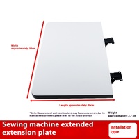 Table d'extension robuste pour machine à coudre 1200x600mm, plateau pliable en plastique pour accessoires de machines industrielles