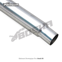 Sistema de Escape Boska BK de Lujo en Acero Inoxidable de 1.5mm con Tubo de Flujo Libre para Audi S3 2.0T 2015-2020, con Protector Térmico y Garantía de 3 Años