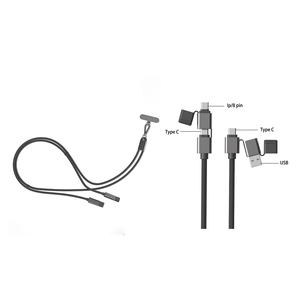 Mới sang trọng nylon bện dây buộc USB C nhanh chóng phí cáp có thể điều chỉnh USB-C để USB-C cáp 60W nhanh chóng sạc PD dây nhanh chóng sạc - Product Image 1