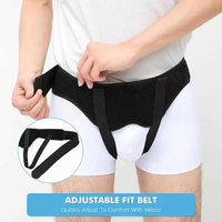 Ceinture de soutien hernie pour hommes et femmes Protège-aine inguinale avec sangle de récupération anti-douleur pour le traitement des hernies