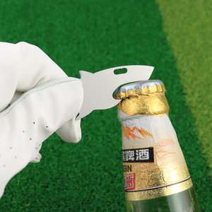 Fourchette de golf en forme de requin, en acier inoxydable, ouvre-bouteille multifonctionnel, outil de réparation pour utilisation sur les terrains de golf et dans les jardins - Product Image 4